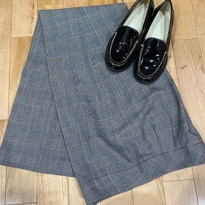 Talbots Collection Black White Plaid 14 Pants